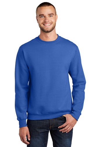 Port & Company® Adult Unisex Tall Essential 9-ounce, 50/50 Cotton Poly Crewneck Sweatshirt